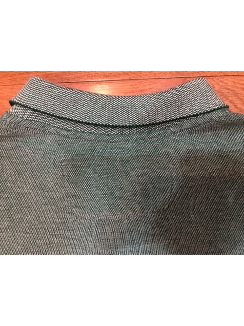 Banana Republic Organic Cotton Pique Green Short Sleeve Polo Size XL - Picture 4 of 10